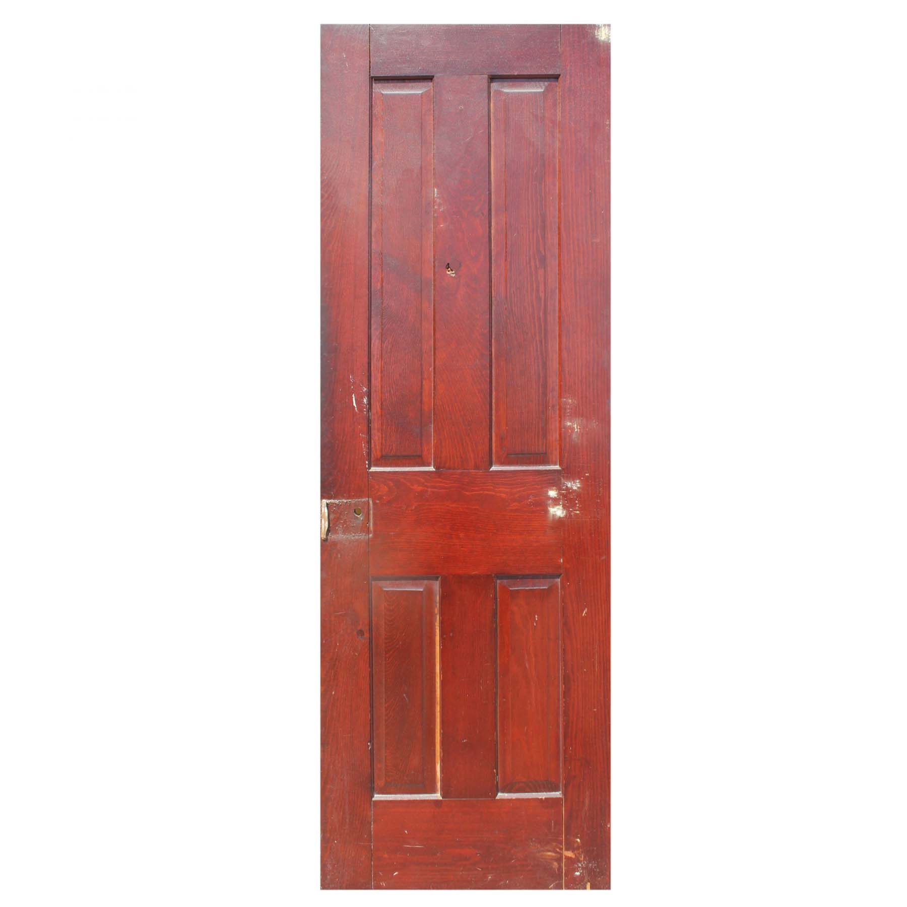 Salvaged 24” Four-Panel Solid Wood Door-72285