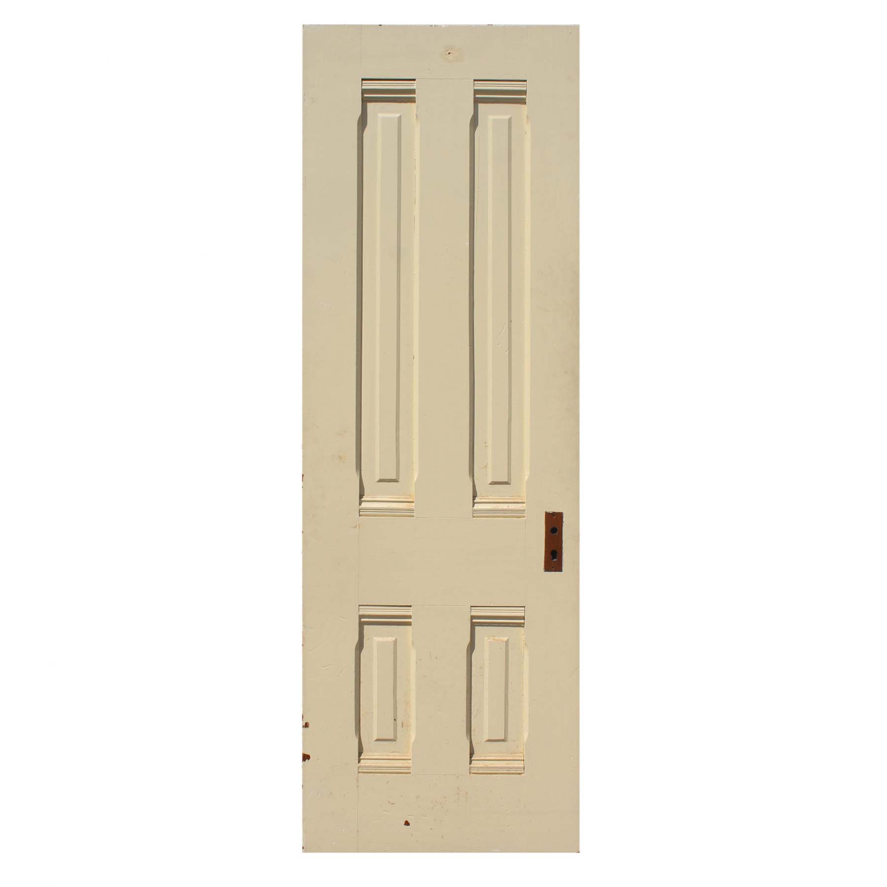 Antique 24” Four-Panel Solid Wood Door-72309