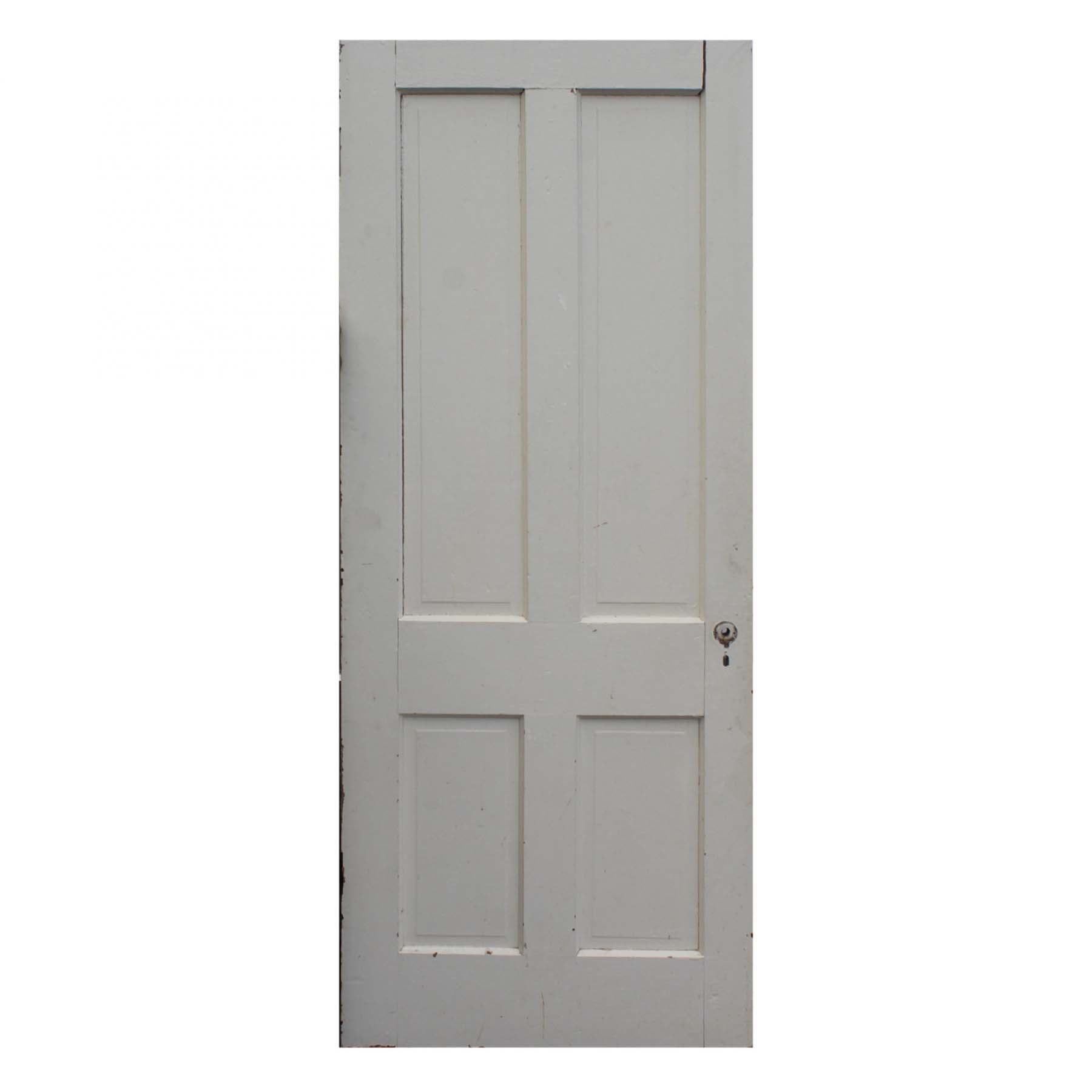 Reclaimed 31” Four-Panel Solid Wood Door-72310