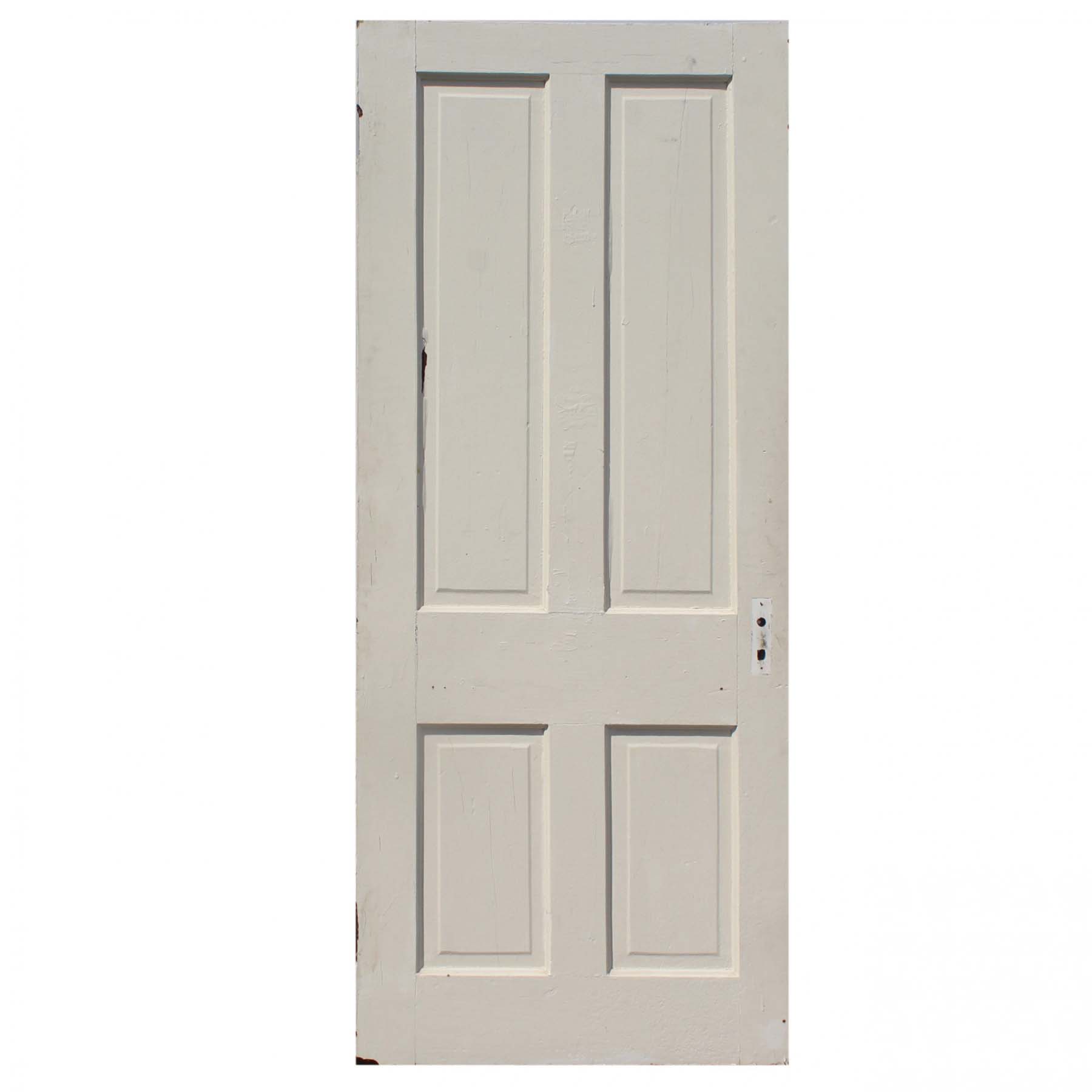 SOLD Reclaimed 32” Four-Panel Solid Wood Door-72315