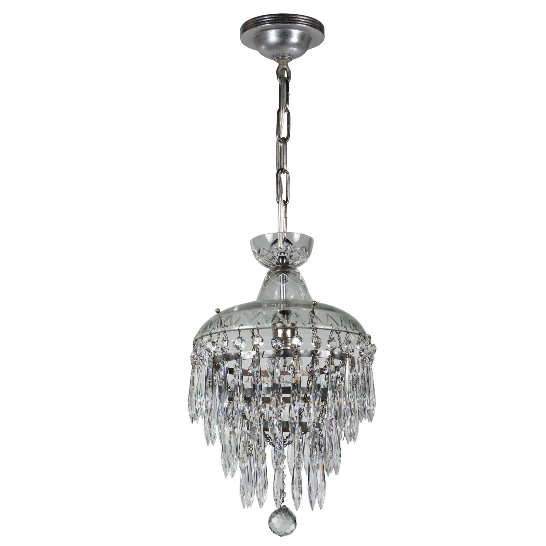Antique Neoclassical Four Tier “Wedding Cake” Chandelier-72338
