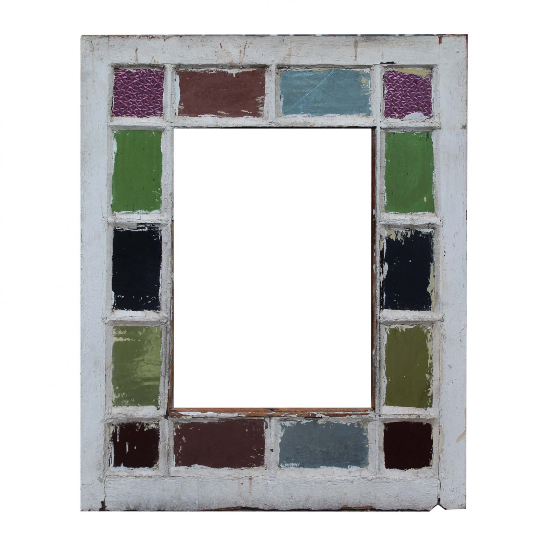Reclaimed American Stained Glass Window, Late 19th Century-72207