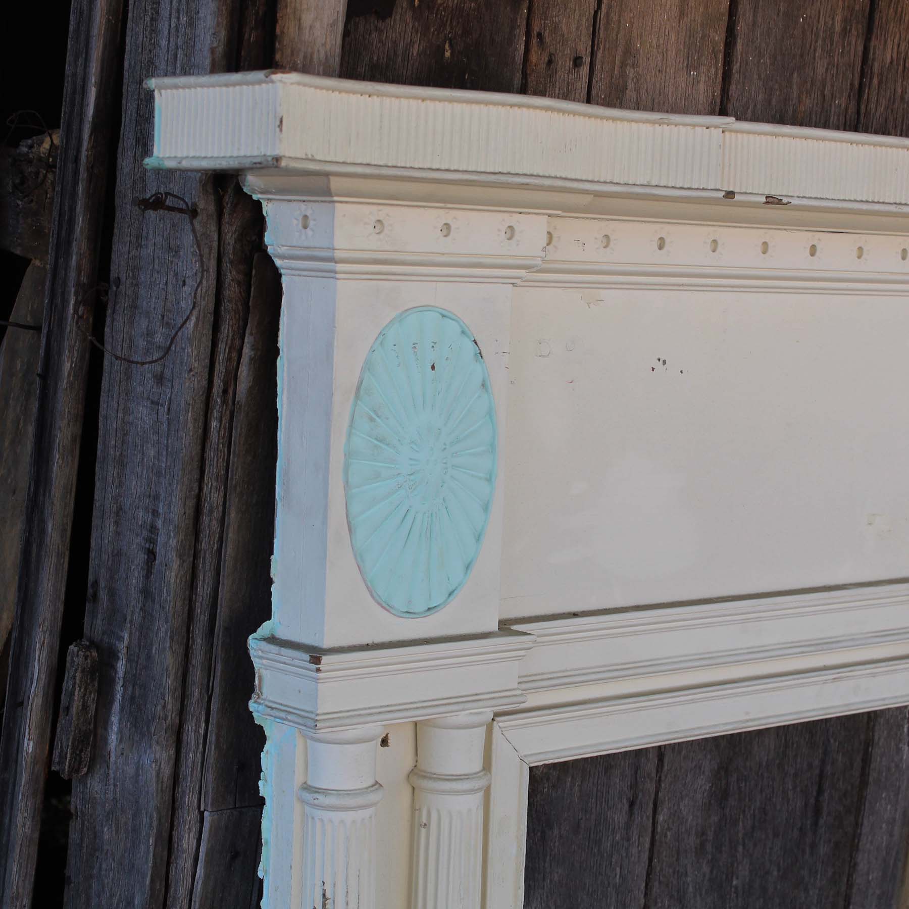 Reclaimed Antique Federal Fireplace Mantel, c.1820s-72250