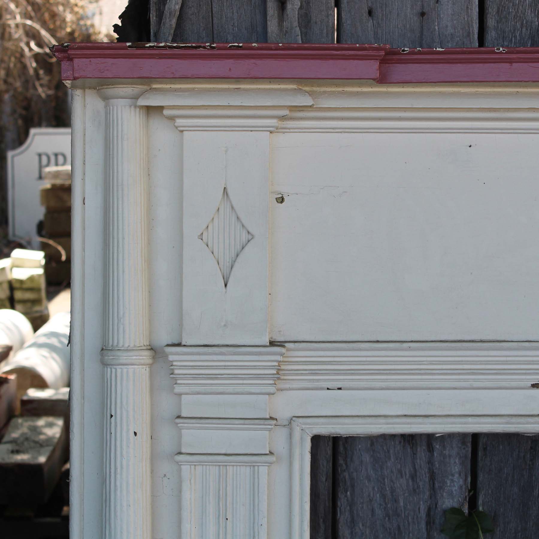 Salvaged Antique Federal Fireplace Mantel, c.1820s-72256