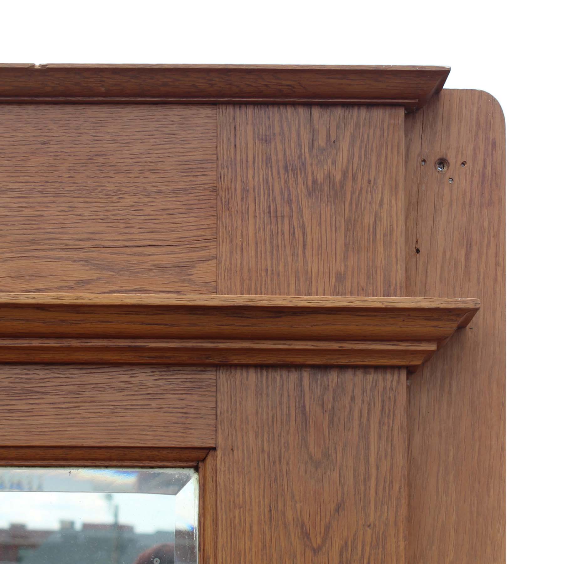 Antique Mantel with Beveled Mirror, Late 1800’s-72226
