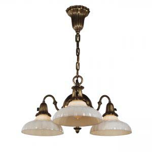 Antique Sheffield Chandelier with Original Shades-0