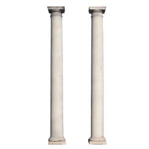 Large Antique Columns, Early 1900s