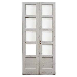Salvaged Pair of 44″ French Double Doors