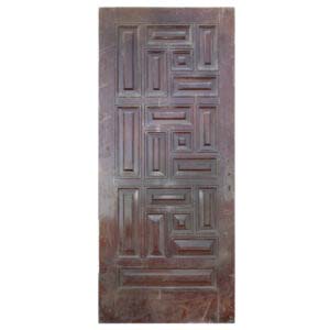 Antique 36″ Door from France, Mahogany