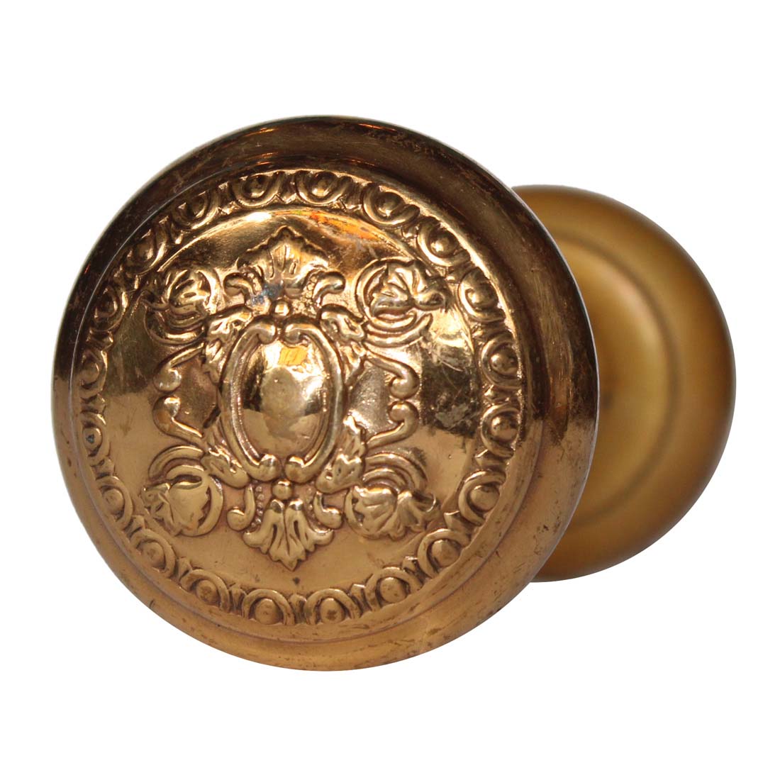 SOLD Antique “Creston” Doorknob Set by Reading Hardware, c. 1900