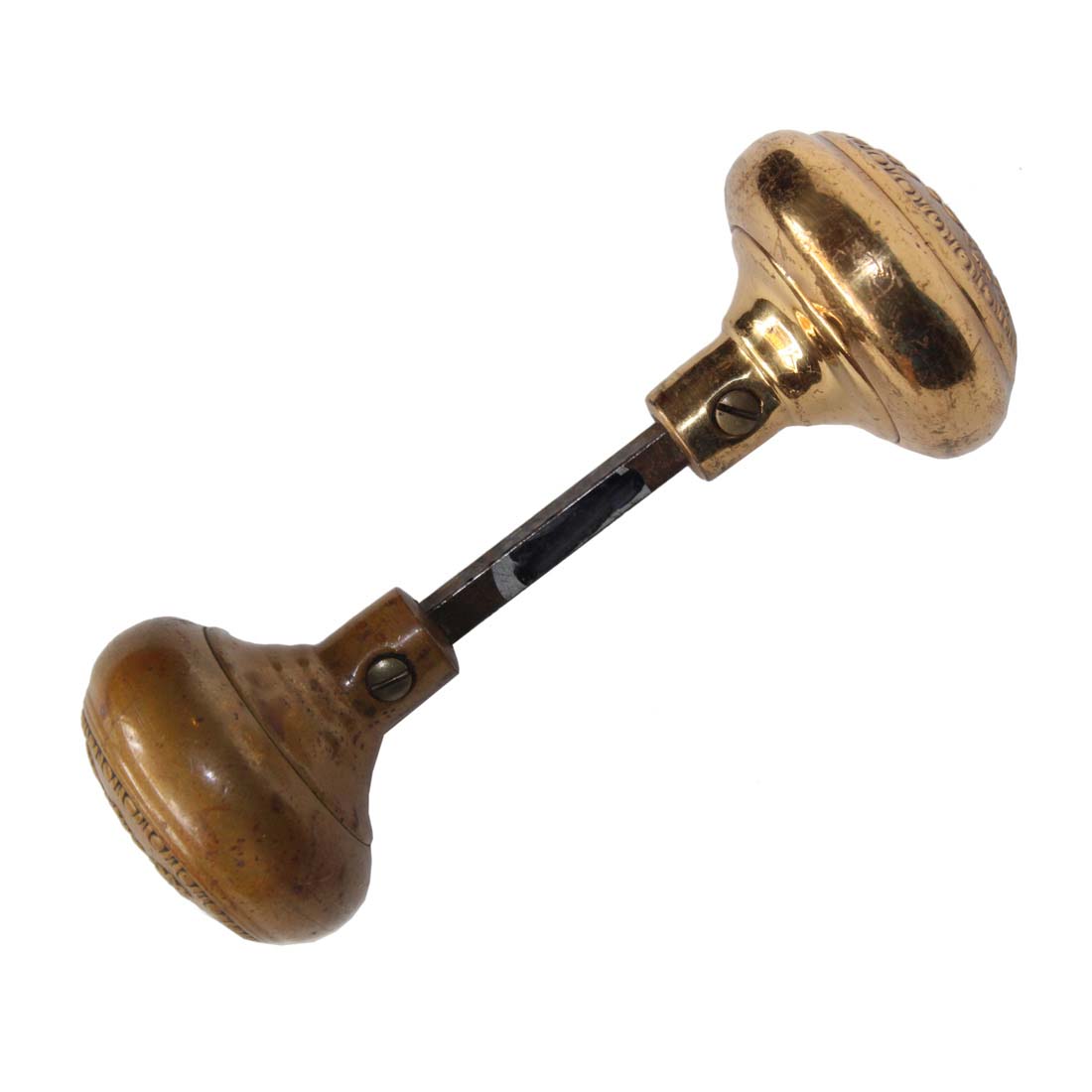 SOLD Antique “Creston” Doorknob Set by Reading Hardware, c. 1900