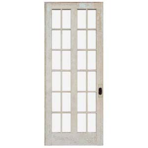 Reclaimed 36″ Divided Light Pocket Door