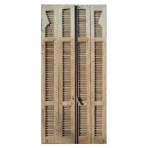 Set of Antique 40″ Wood Shutters, Late 1800’s