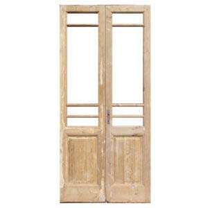 Reclaimed Pair of 44″ Antique French Double Doors