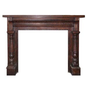 Salvaged Antique Eastlake Fireplace Mantel, c.1890