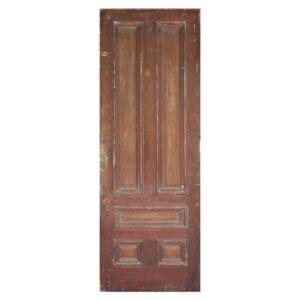Reclaimed 34” Antique Solid Wood Door, Late 1800’s