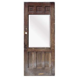 Reclaimed 32” Eastlake Door, Beveled Glass