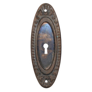 Antique “Lydian” Pocket Door Plates by Yale & Towne, c. 1910