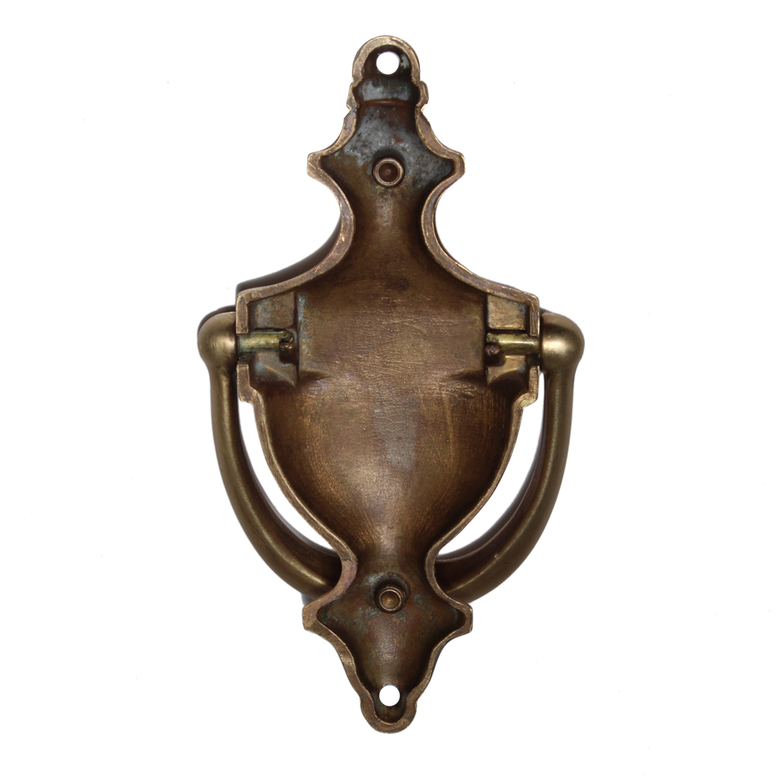 Antique Brass Colonial Revival Door Knocker, c. 1920