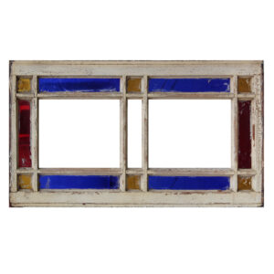 Reclaimed Antique Stained Glass Window, Late 1800s