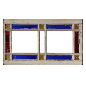 Reclaimed Antique Stained Glass Window, Late 1800s