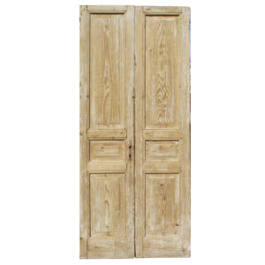 Pair of Antique 41″ Solid French Doors