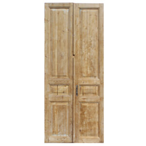 Reclaimed Pair of Antique 42″ Solid French Doors