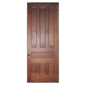 Reclaimed 36” Antique Pocket Door, Late 19th Century