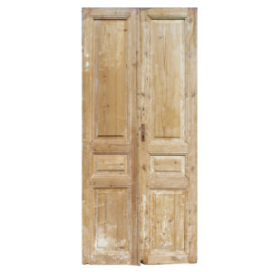 Reclaimed Pair of 44″ Solid French Doors