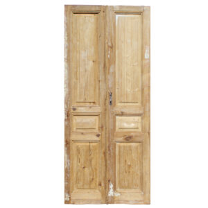 Pair of 42″ Solid French Doors, Antique Doors