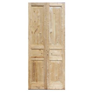Pair of Salvaged 43″ Solid French Doors