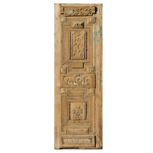 Antique 28″ Door with Carved Panels, Late 1800’s
