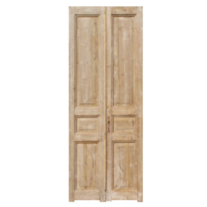 Pair of Antique 39″ Solid French Doors