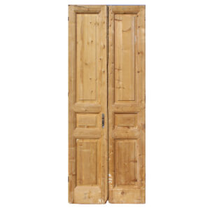 Antique Pair of 40″ Solid French Doors
