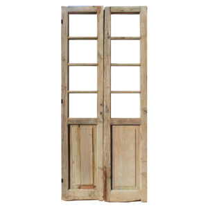 Antique Pair of Salvaged 39″ French Double Doors