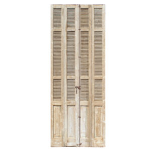 Antique Set of 47″ Wood Shutters, Late 1800’s