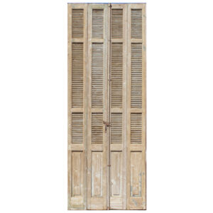 Salvaged Set of 47″ Wood Shutters, c. 1880