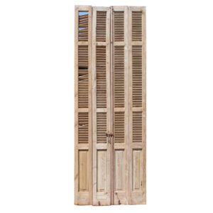 Set of Salvaged 44″ Wood Shutters, Late 1800’s
