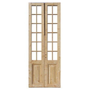 Antique Pair of Reclaimed 35″ French Double Doors