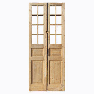 Salvaged Pair of 39″ French Double Doors