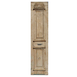 Antique 26″ French Colonial Door with Carved Panels