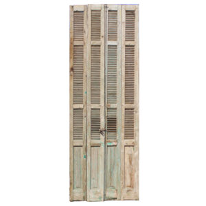 Set of Salvaged 44″ Wood Shutters, Late 1800’s