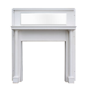Antique Mantel with Beveled Mirror, Early 1900’s