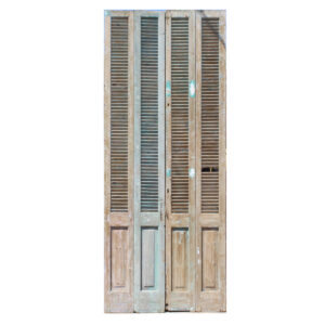 Reclaimed Set of Antique 48″ Wood Shutters, Late 1800’s