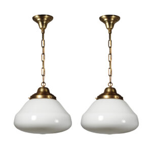 Matching Schoolhouse Pendant Lights, Antique Lighting
