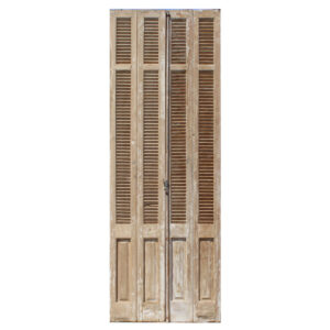 Salvaged Set of Antique 43″ Wood Shutters, c. 1880