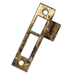 Antique Salvaged Strike Plates for Mortise Locks, 1/8” Spacing