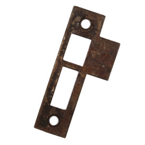 Antique Salvaged Strike Plates for Mortise Locks, 1/8” Spacing