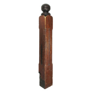 Salvaged Antique Newel Post, Late 19th Century