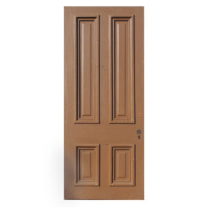 Antique 35″ Solid Wood 4-Panel Door, Late 1800’s